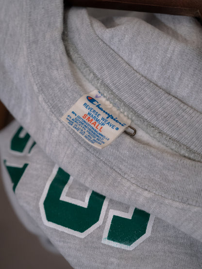 Late 1980s "CHAMPION" ELMS COLLEGE Reverse Weave Sweatshirt