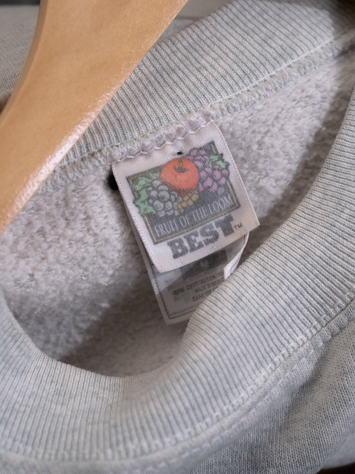 1990年代「FRUIT OF THE LOOM」Fowler Grizzles運動衫