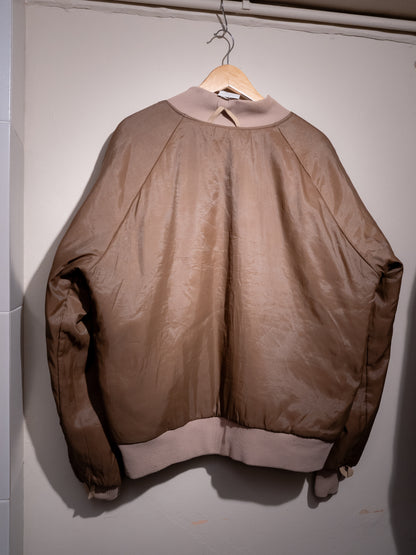 1990s "FIELDLINE" TREBARK 3M Thinsulate Camo Hunting Double-Face Bomber Jacket