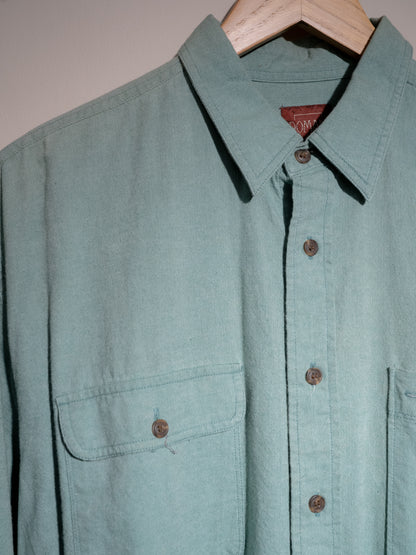 "DOMANI" Long Sleeve Button-Up shirt