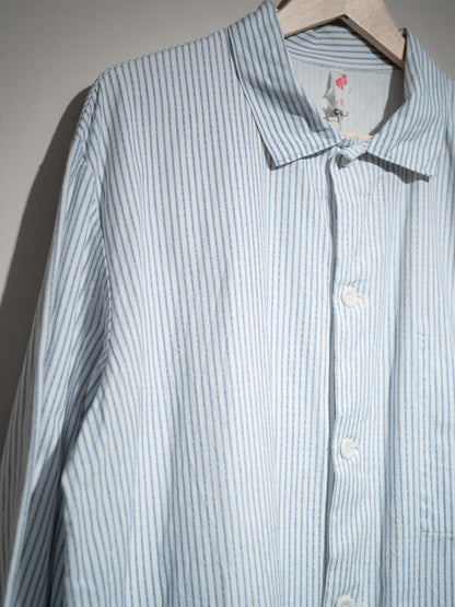 Old German Cotton Striped Jacket