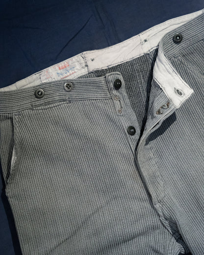 1940-50 年代法國「SAVO」珠地佈工作褲