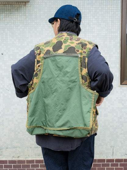 1970s "SAF-T-BAK" Duck Camo Hunting Vest