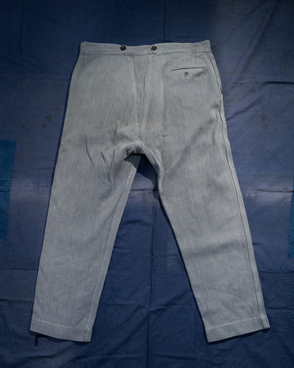 1940-50 年代法國「SAVO」珠地佈工作褲