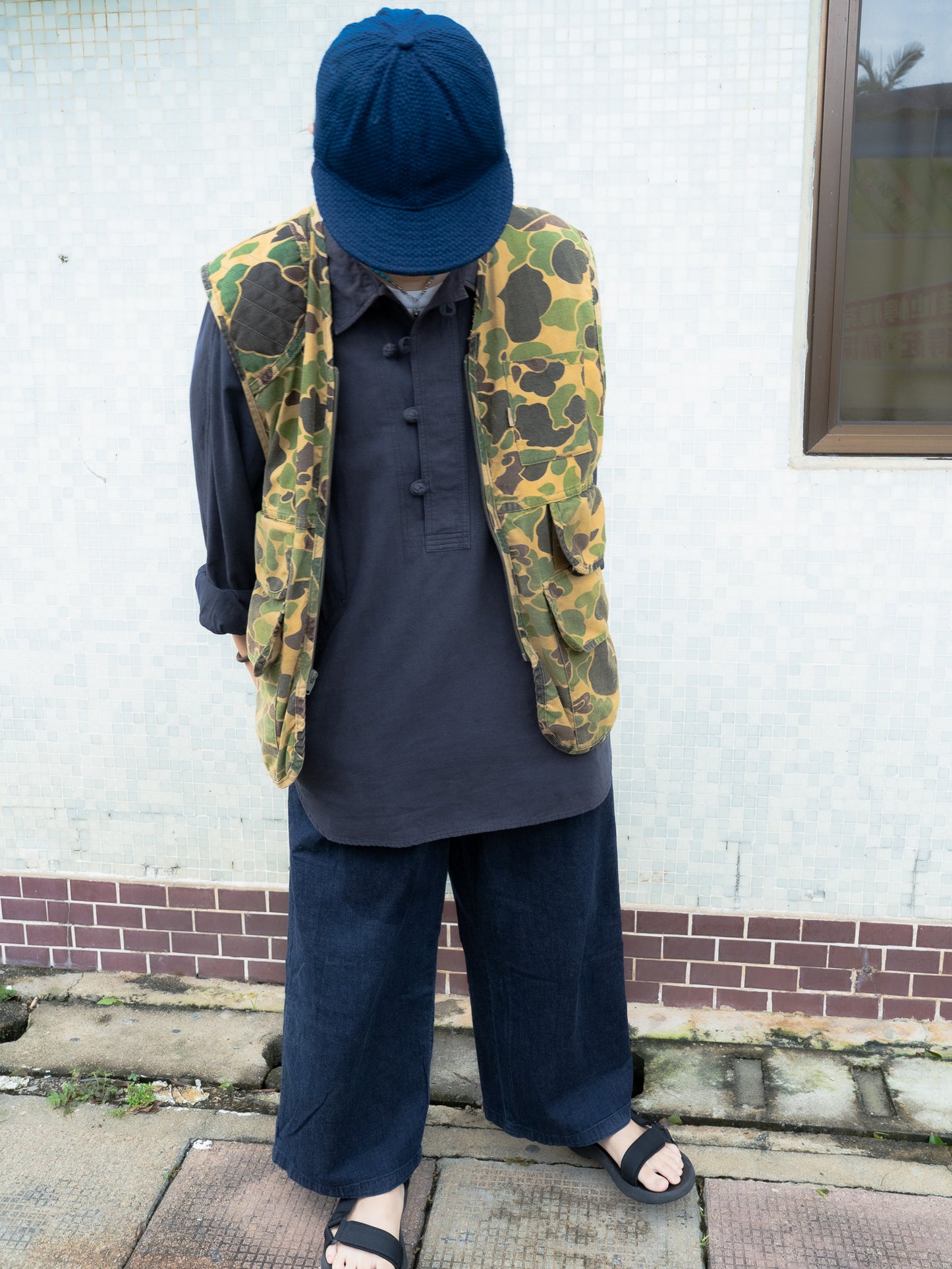 1970s "SAF-T-BAK" Duck Camo Hunting Vest