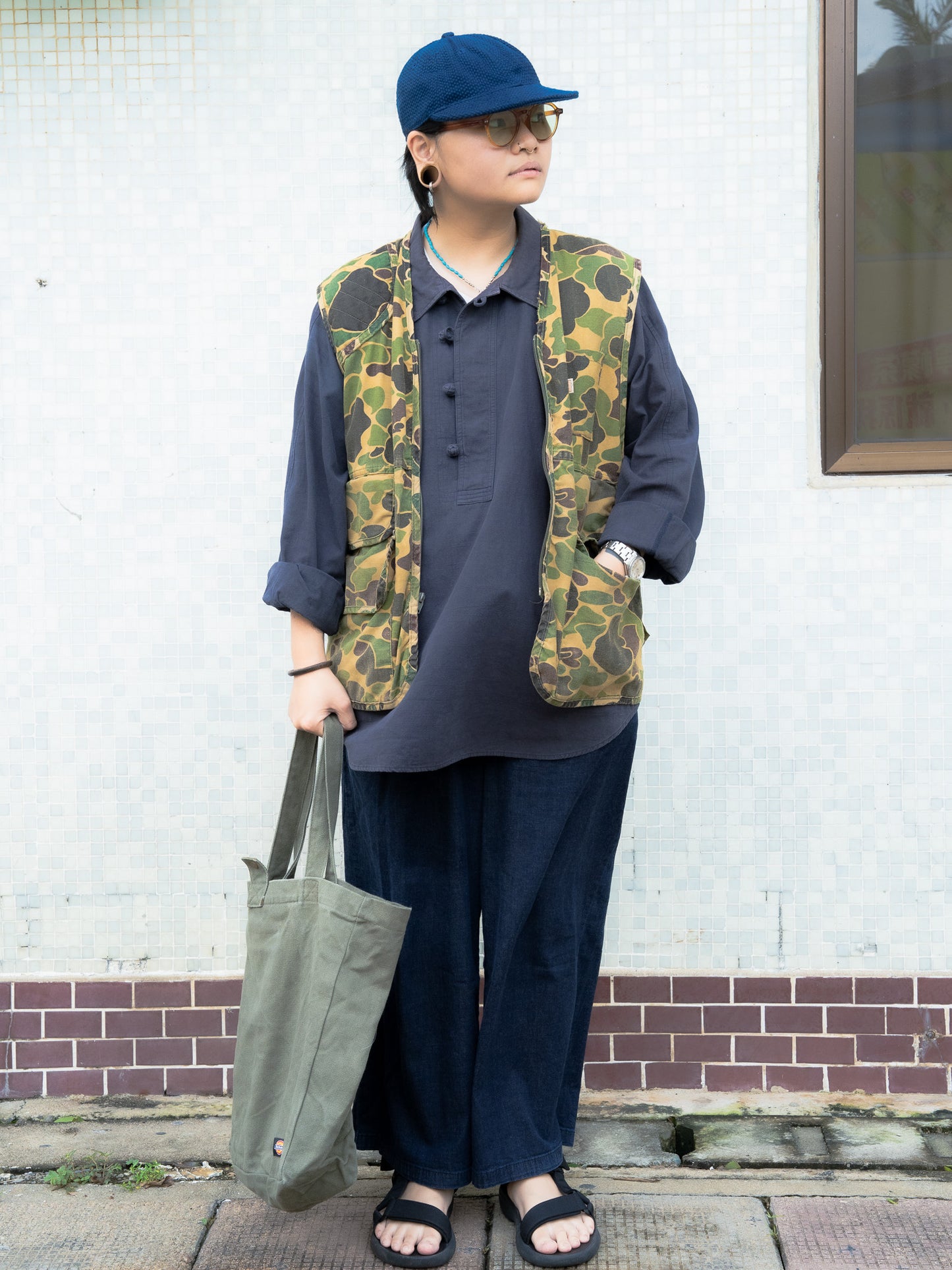 1970s "SAF-T-BAK" Duck Camo Hunting Vest