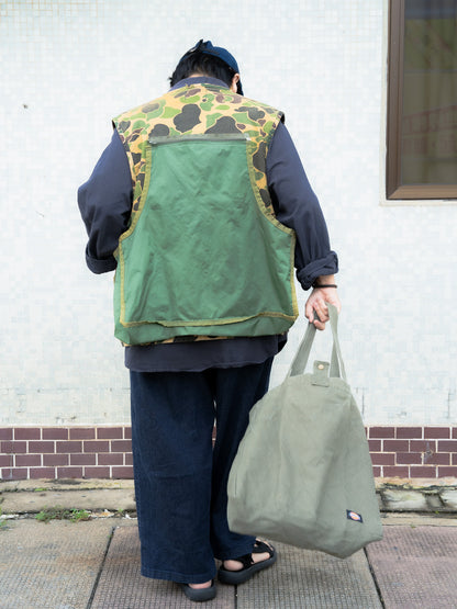 1970s "SAF-T-BAK" Duck Camo Hunting Vest