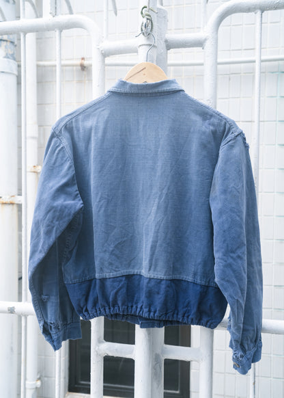 1950s French "DANTON" Cotton Twill Cyclist Jacket