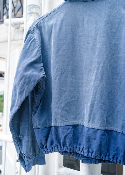 1950s French "DANTON" Cotton Twill Cyclist Jacket