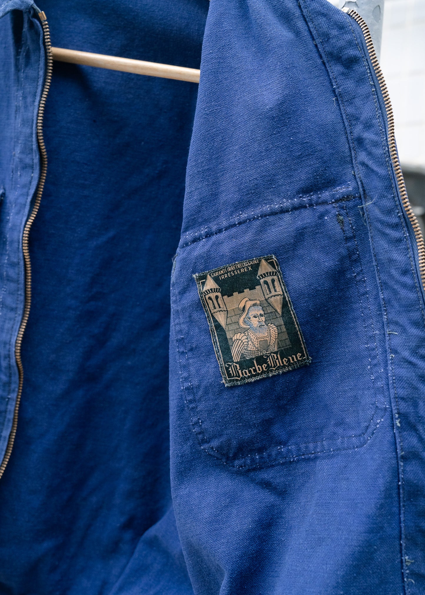 1950s French "BARBE BLEUE" Cyclist Jacket