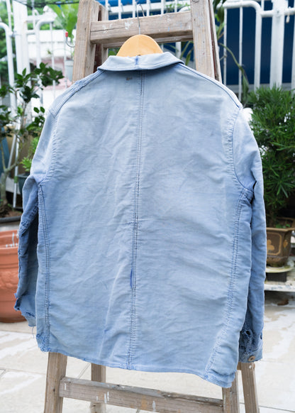 1940年代のフランス製「デュブレ＆デヴェルシェール」モールスキン製ワークチョアジャケット