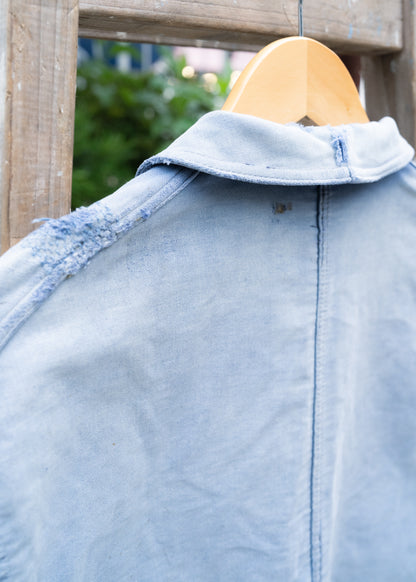 1940年代のフランス製「デュブレ＆デヴェルシェール」モールスキン製ワークチョアジャケット