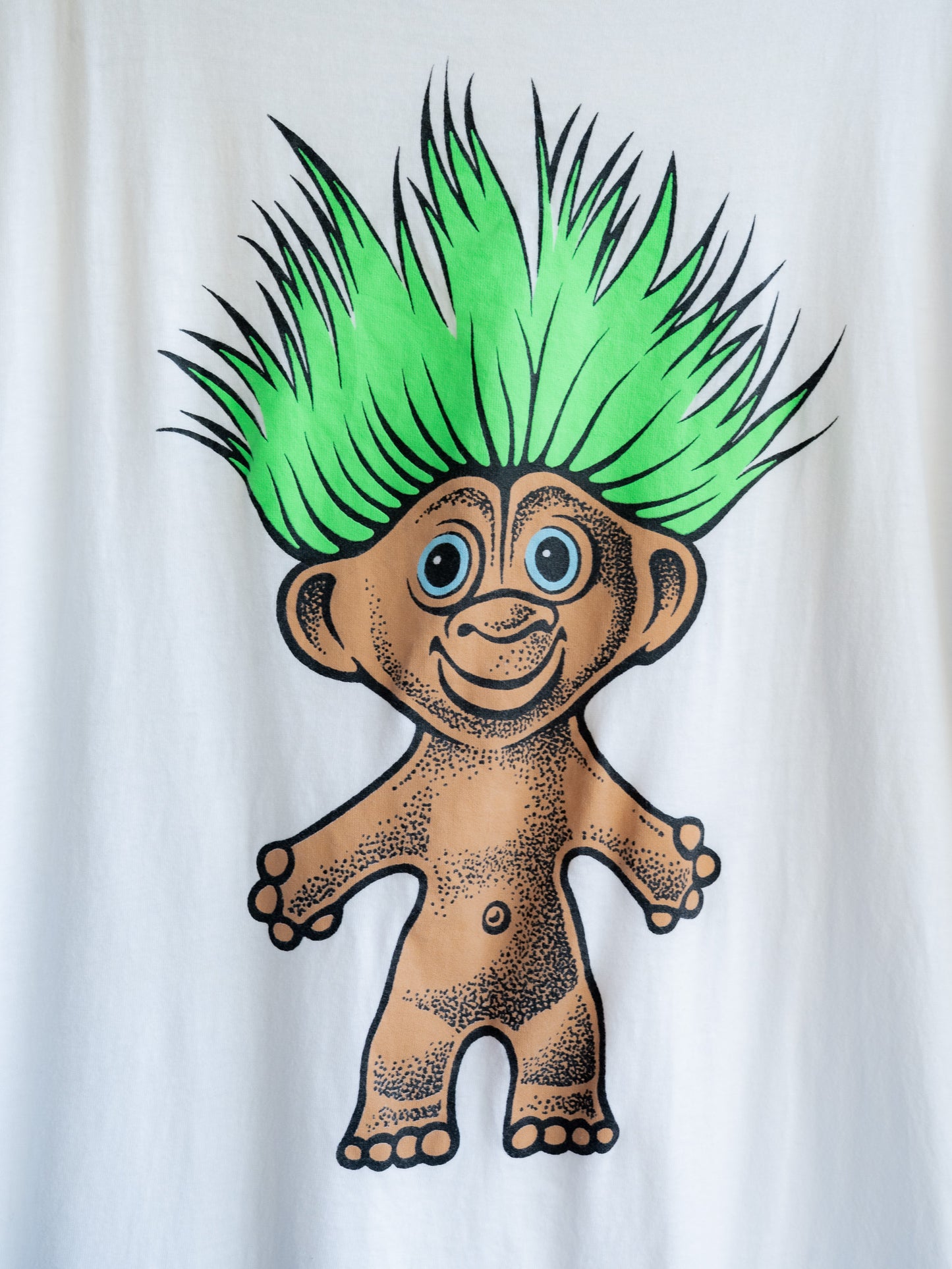 1990s "HEARTLAND APPAREL" Classic Troll Doll Graphic Over Tee