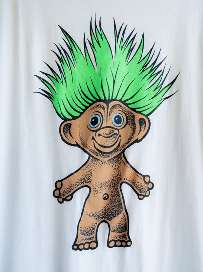 1990s "HEARTLAND APPAREL" Classic Troll Doll Graphic Over Tee