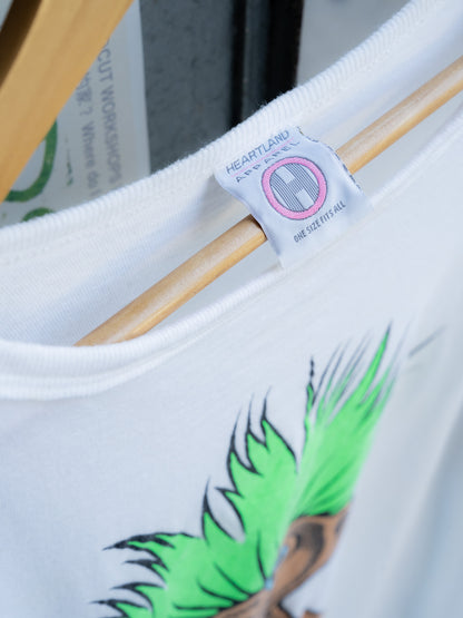 1990s "HEARTLAND APPAREL" Classic Troll Doll Graphic Over Tee