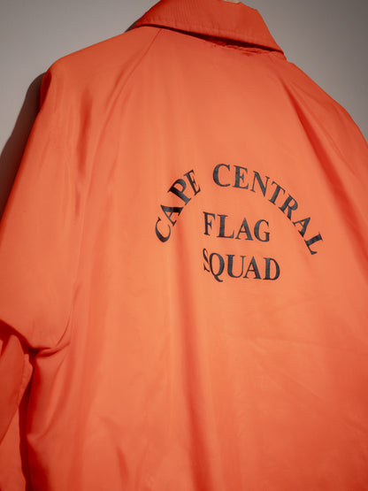 1970s "CHALK-LINE" Satin Coach Jacket