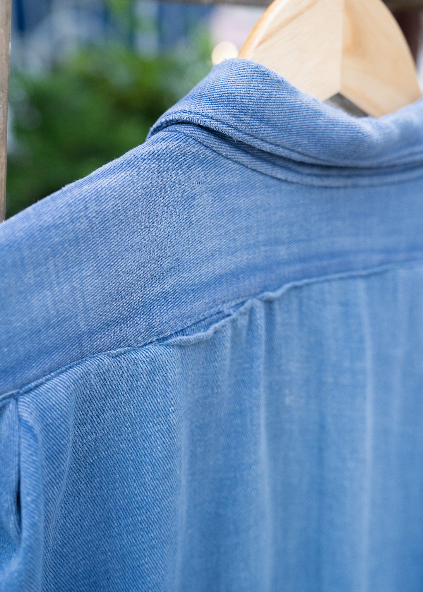 1940-50s French Cotton Pullover Work Shirt
