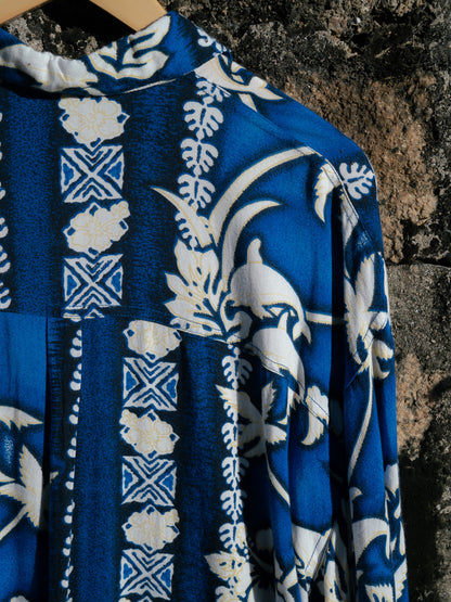 “SRIM”玫瑰花圖案夏威夷襯衫