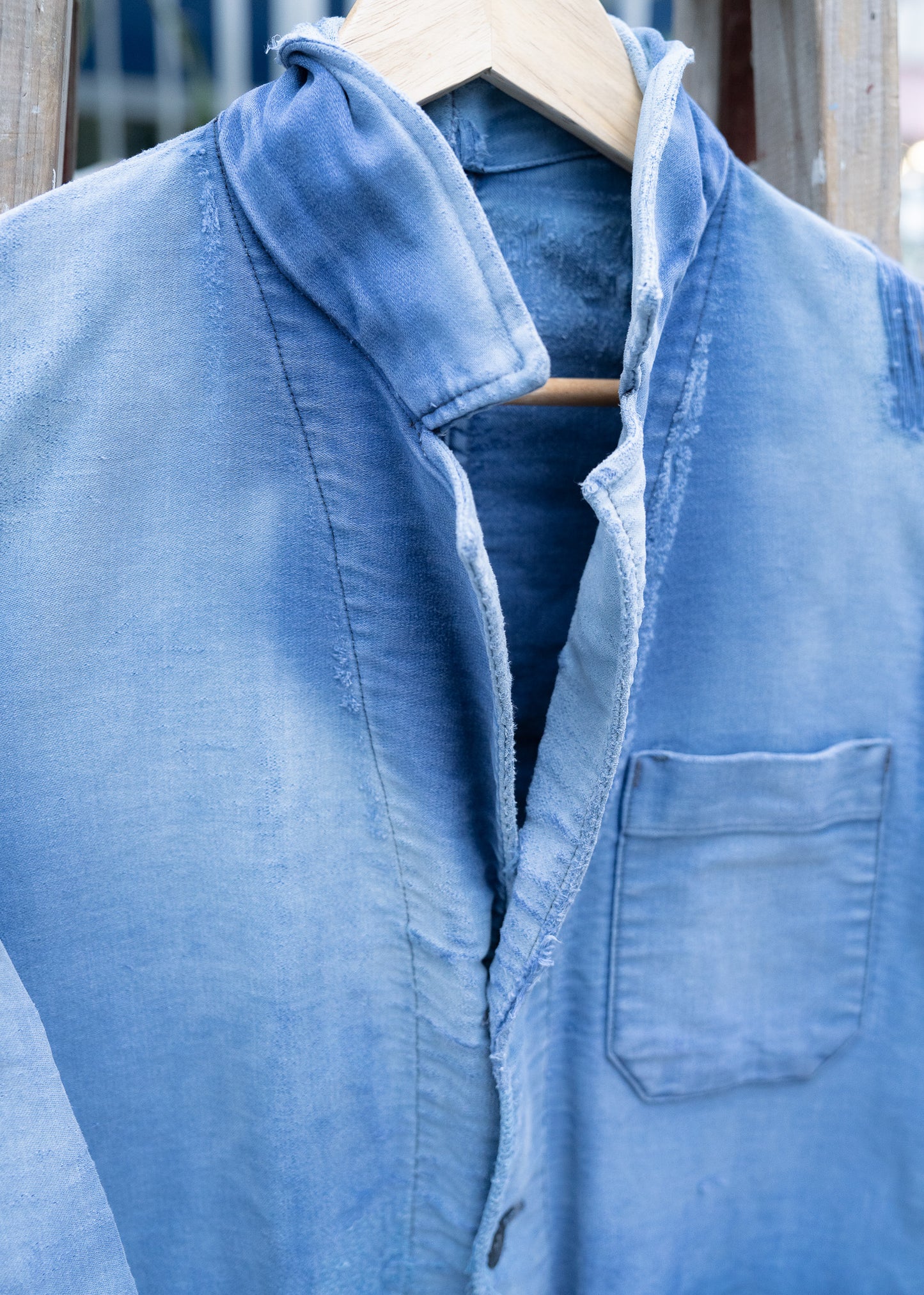 ~1950s French Moleskin Lapeled Work Jacket