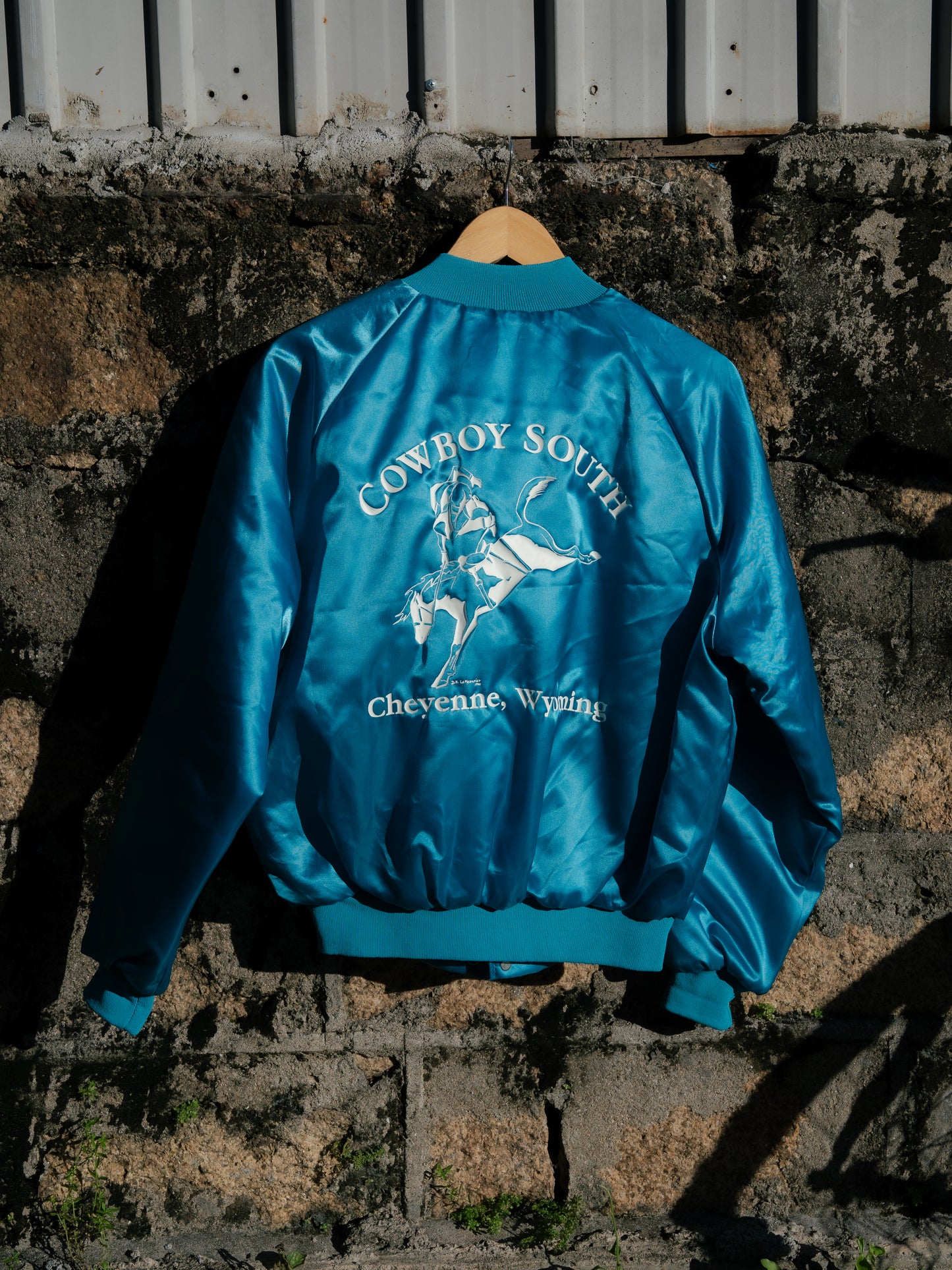 1980年代「King Louie PRO-FIT」牛仔南緞夾克