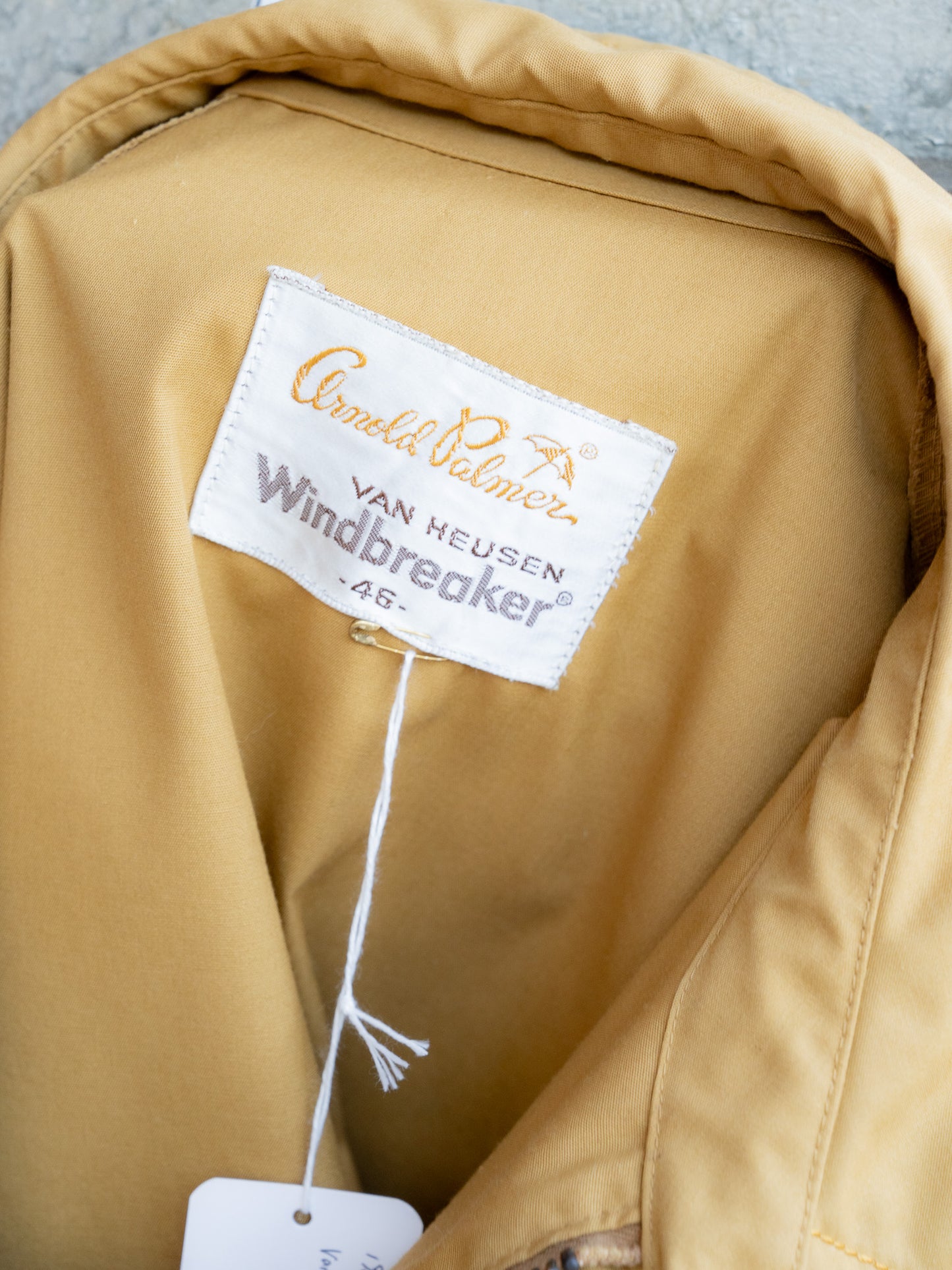 1980s "Arnold Palmer" x "Van Heusen" Windbreaker Golf Jacket