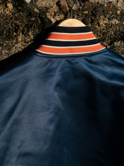 Mid 1980s "STARTER" Illinois Satin Bomber Jacket"