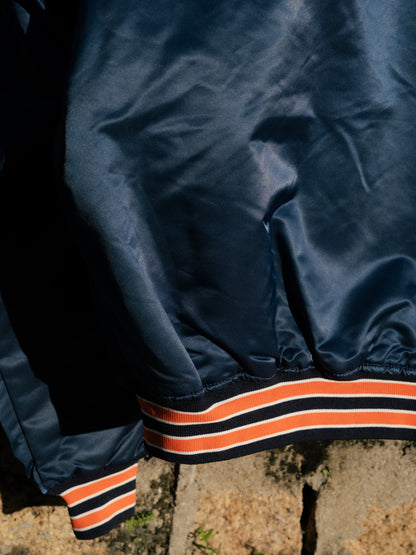 Mid 1980s "STARTER" Illinois Satin Bomber Jacket"