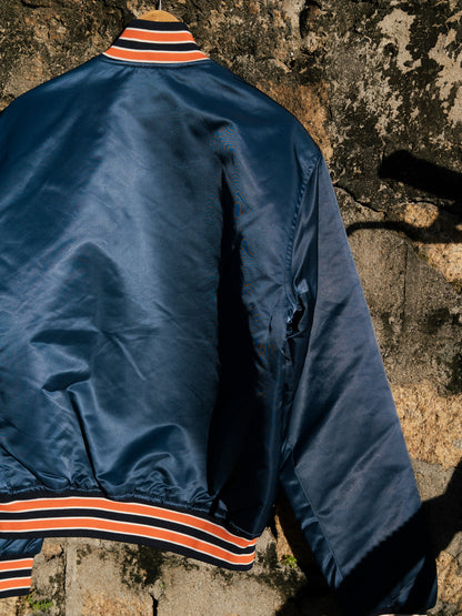 Mid 1980s "STARTER" Illinois Satin Bomber Jacket"