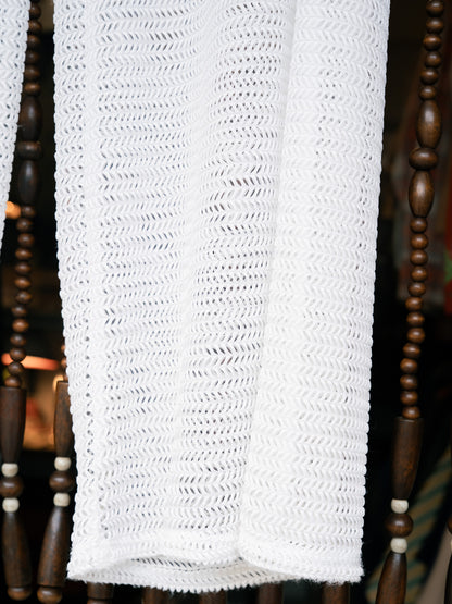"JORDAN TAYLOR" Crochet Knit Mesh Pants