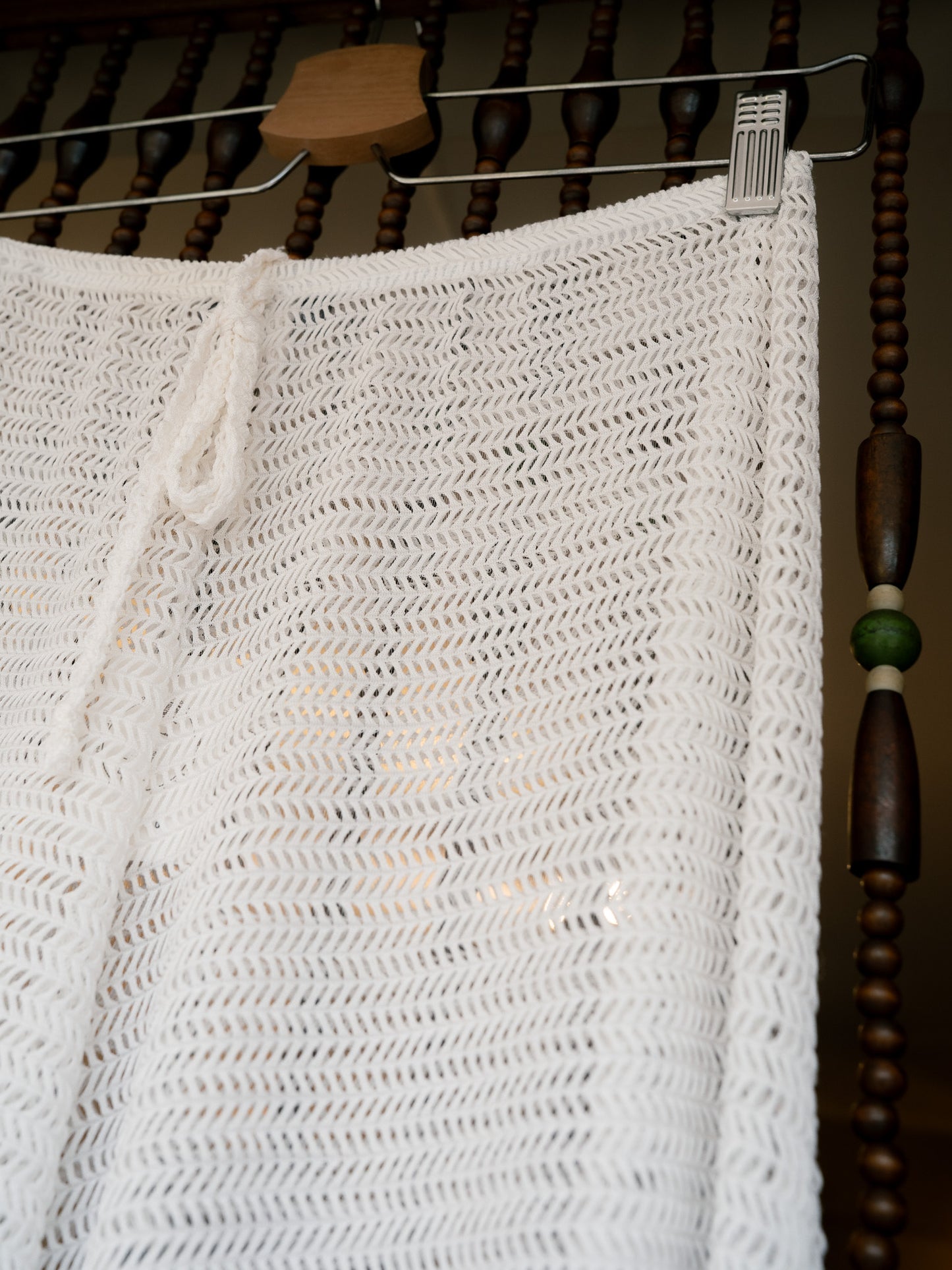 "JORDAN TAYLOR" Crochet Knit Mesh Pants