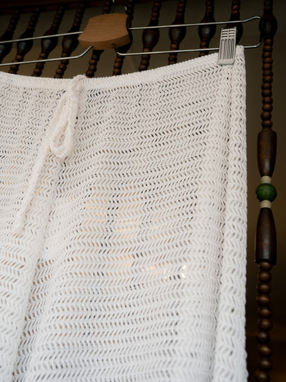 "JORDAN TAYLOR" Crochet Knit Mesh Pants