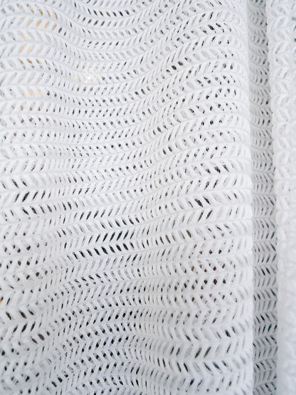 "JORDAN TAYLOR" Crochet Knit Mesh Pants