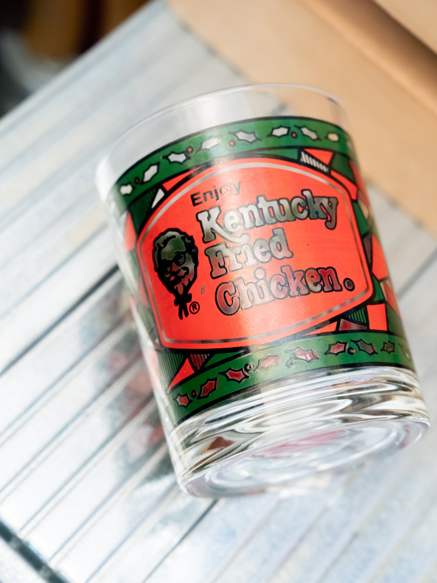 1980-90s COCA-COLA x KFC Glass Cup
