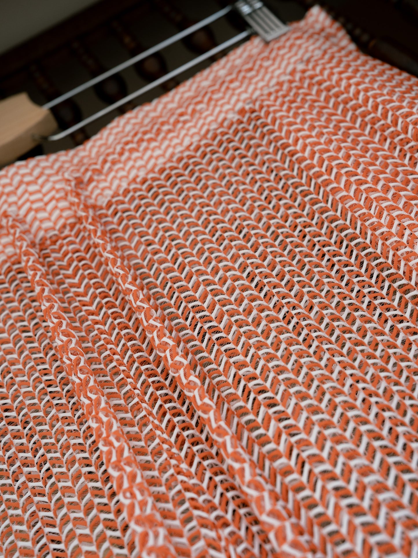 "DOTTI" Crochet Knit Mesh Pants