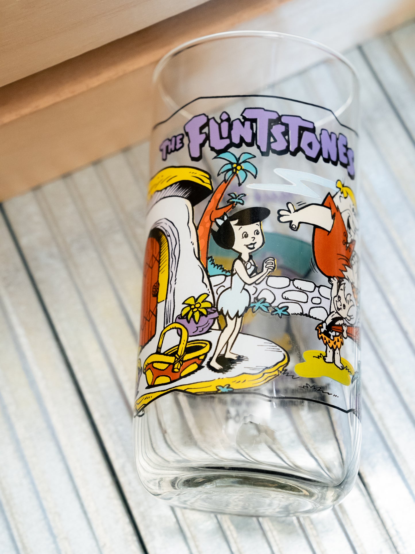 1994 Hardees The Flintstones The First 30 Years Glass Cup