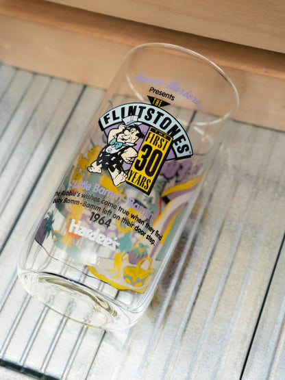 1994 Hardees The Flintstones The First 30 Years Glass Cup