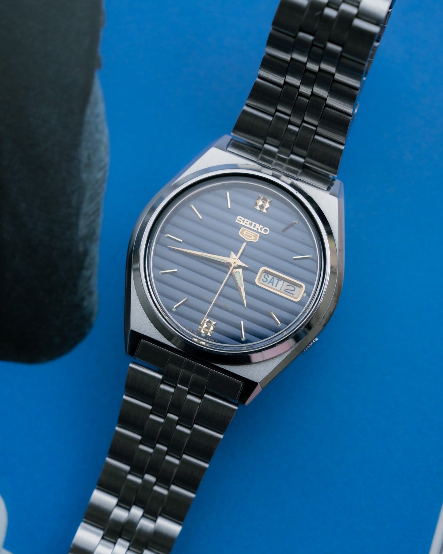 1985 SEIKO 5 Automatic 7009-876A Watch