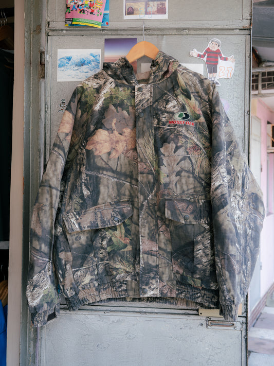 "MOSSY OAK" Break-Up Country Camouflage Lined Ripstop Hooded Jacket