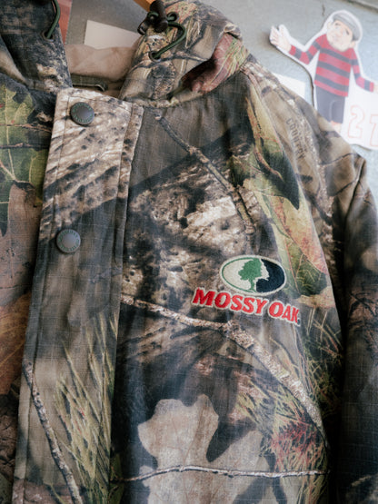 "MOSSY OAK" Break-Up Country Camouflage Lined Ripstop Hooded Jacket