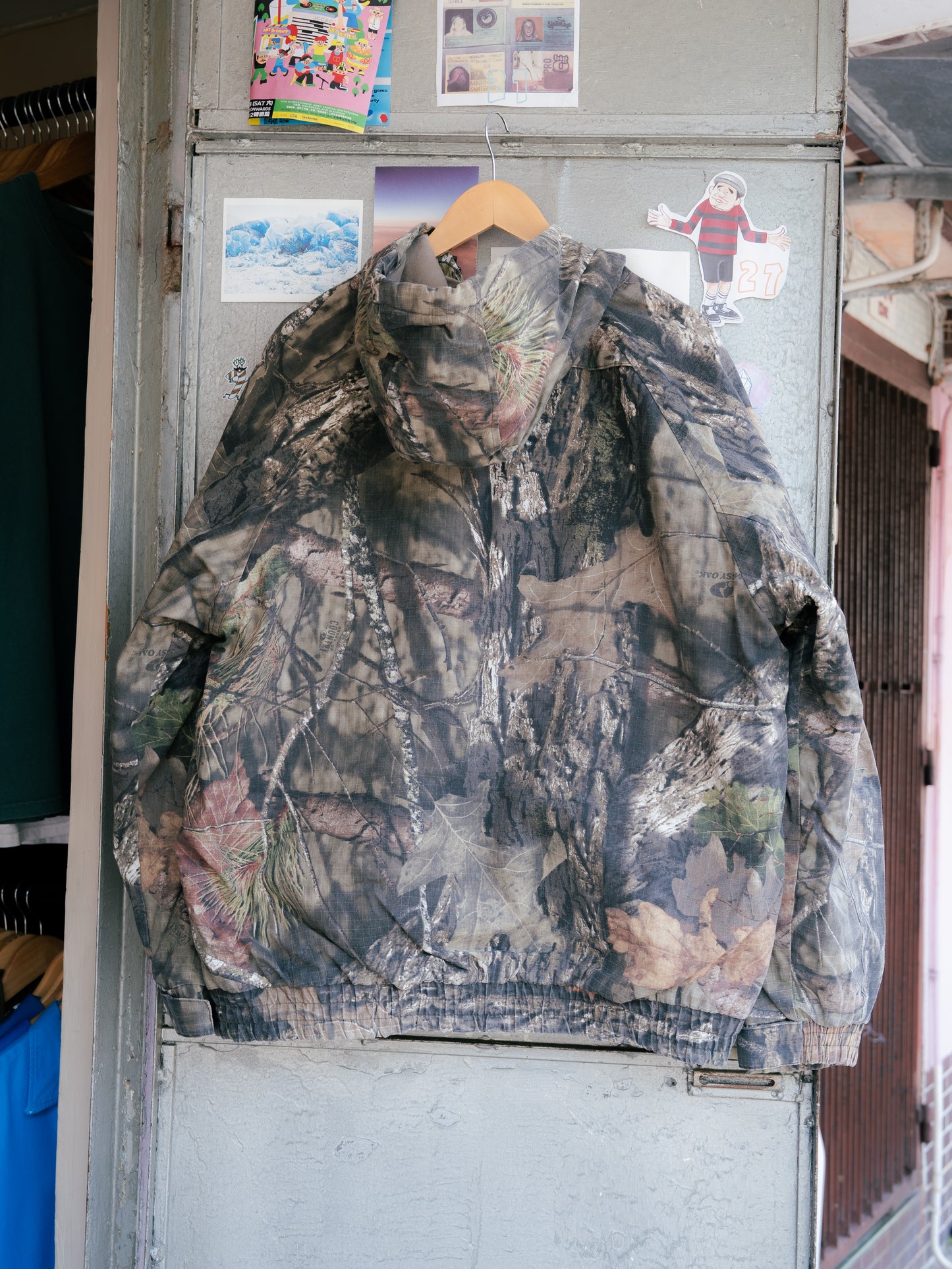 "MOSSY OAK" Break-Up Country Camouflage Lined Ripstop Hooded Jacket
