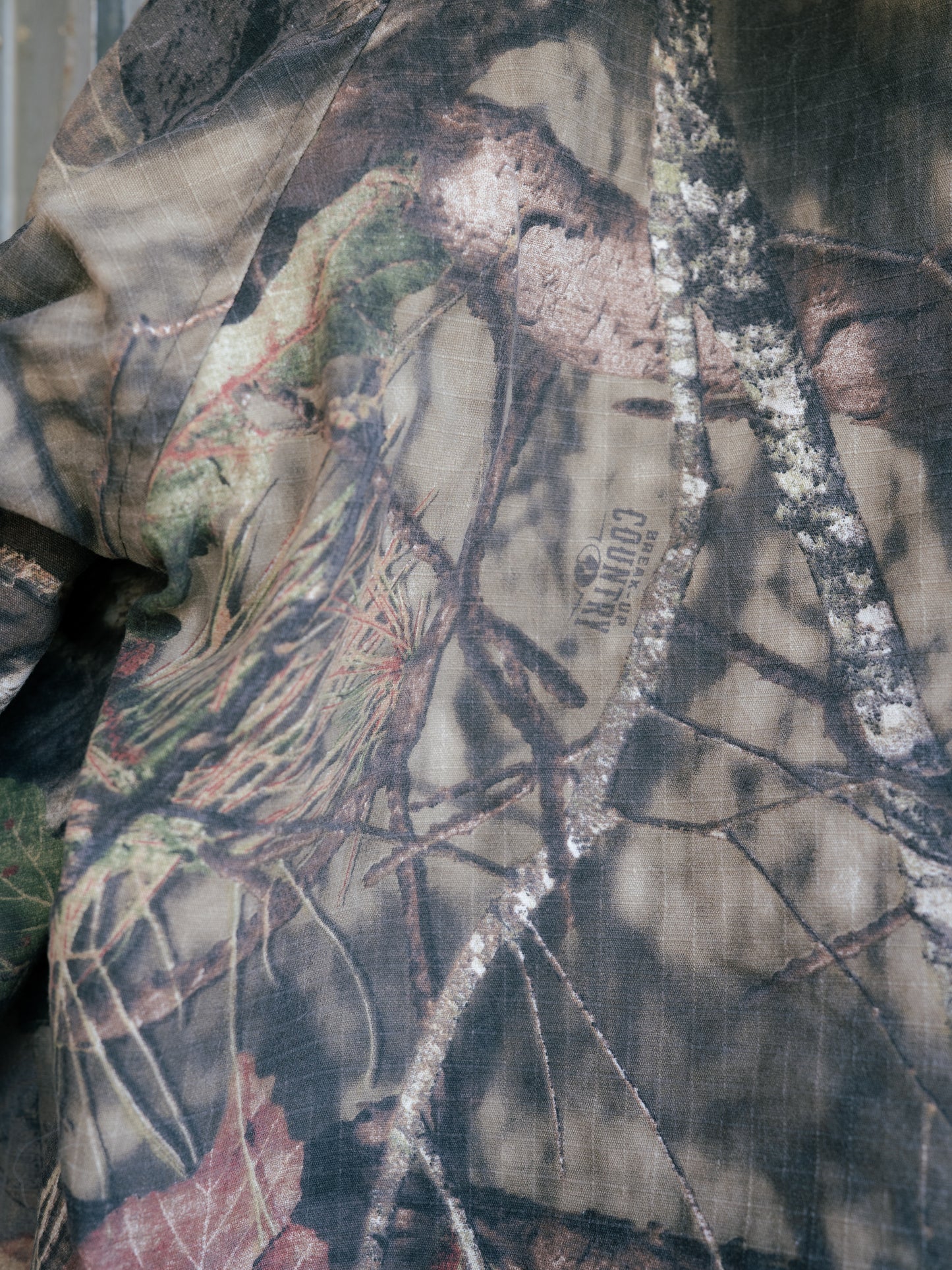 "MOSSY OAK" Break-Up Country Camouflage Lined Ripstop Hooded Jacket