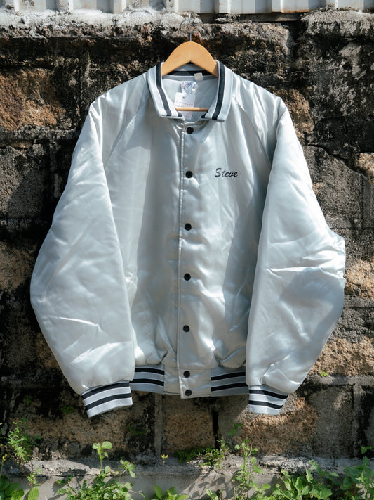 1990s "ARISTO JAC by HILTON" Chicago Players Satin Jacket