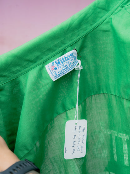 1970s "HILTON" SCOTT'S PLASTIC SERVICE CORP Western Yoke Bowling Shirt