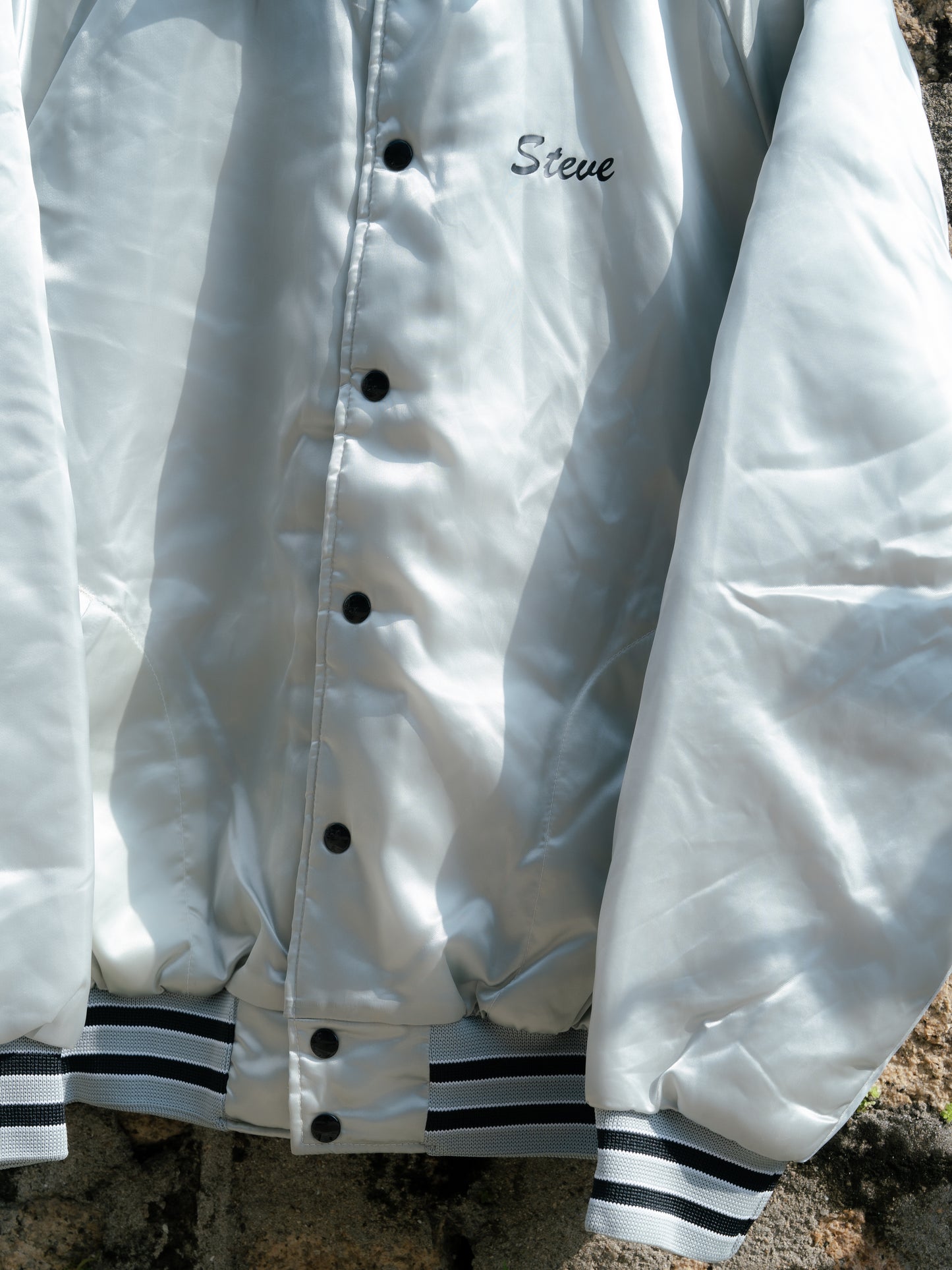 1990s "ARISTO JAC by HILTON" Chicago Players Satin Jacket