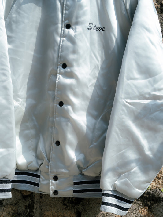 1990s "ARISTO JAC by HILTON" Chicago Players Satin Jacket