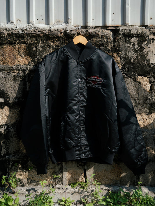 1990s "BIRDIE" Arlington Heights Ford Bomber Satin Jacket
