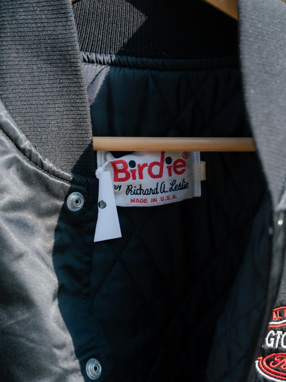 1990s "BIRDIE" Arlington Heights Ford Bomber Satin Jacket