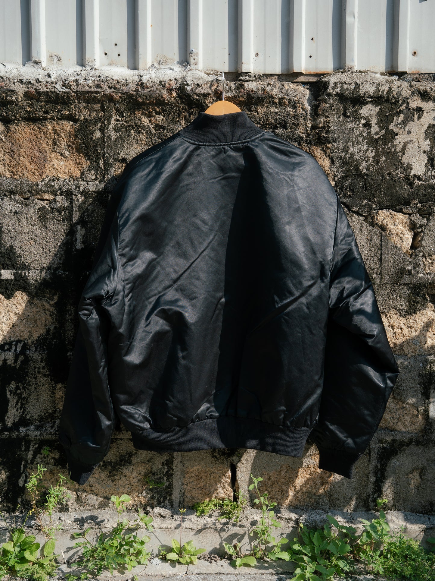1990s "BIRDIE" Arlington Heights Ford Bomber Satin Jacket