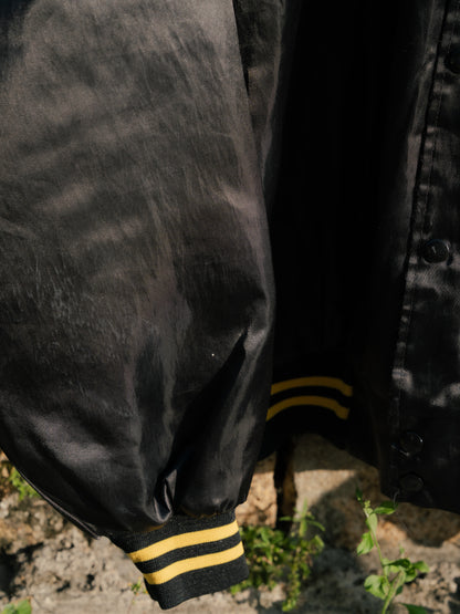 1980-90s "WEAR GUARD" Embroidered Bomber Satin Jacket