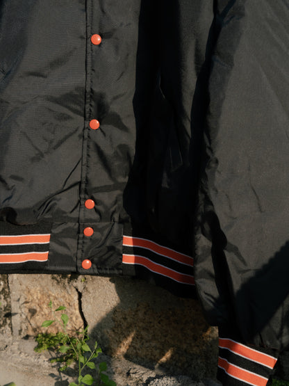 1980s "HOLLOWAY" Bomber Satin Jacket